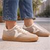 Victoria Suel Gumsole Retro Trainer - Beige